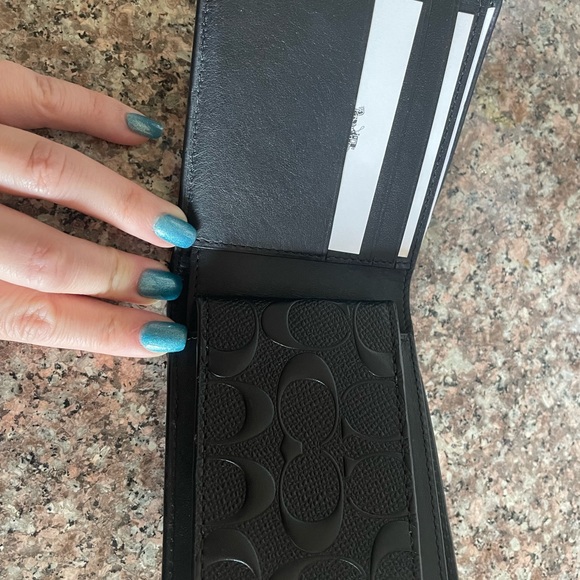 3 in 1 semi fold Signature mens wallets - Picture 4 of 4